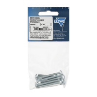 Винт для крепления ручки оцинкованный М4x40 мм, 8 шт, пакет Zitar 108928