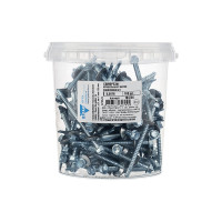 Саморез КР ZP со сверлом, 5,5x76 мм, 100 шт. в ведре Zitar 104756