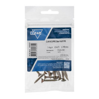 Саморез ШУж с потайной головкой 4,5x30 мм, 14 шт., пакет Zitar 102500