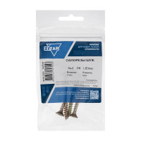 Саморез ШУж с потайной головкой 6,0x60 мм, 5 шт в пакете Zitar 102519