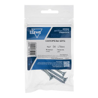 Саморез ШУц с потайной головкой 6,0x70 мм, 4 шт., пакет Zitar 102457