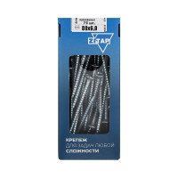 Универсальные саморезы, оцинкованные, 80x6,0 мм, 75 шт., коробка с окном Zitar 102210