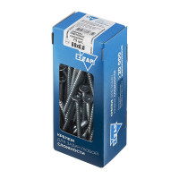 Универсальные саморезы, оцинкованные, 80x6,0 мм, 75 шт., коробка с окном Zitar 102210