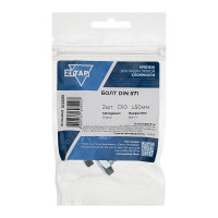 Сантехнический болт DIN 571, оцинкованный, 10x50 мм, 2 шт. в пакете Zitar 102593