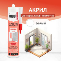 Герметик на акриловой основе KUDO белый 280 мл KSK-301