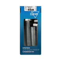 Болт с шестигранной головкой DIN933 оцинкованный, М18x80 мм, 8 шт в коробке с окном Zitar 126540