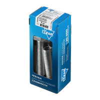 Болт с шестигранной головкой DIN933 оцинкованный, М18x80 мм, 8 шт в коробке с окном Zitar 126540