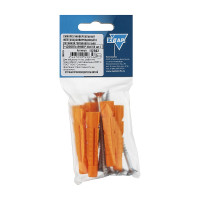 Саморез ШУж с потайной головкой 6,0x80 мм + дюбель универсальный 10x61 мм, 6 шт в пакете Zitar 112942