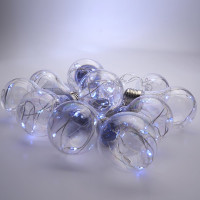 Гирлянда FERON 100 LED, 5000K, 10 подвесов, батарейки 3AA, IP20, CL580 32369