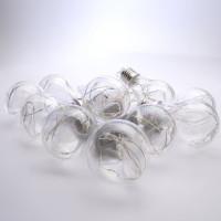Гирлянда FERON 100 LED, 5000K, 10 подвесов, батарейки 3AA, IP20, CL580 32369