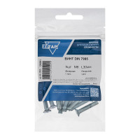 Винт Zitar DIN7985 с полукруглой головкой оцинкованный М6x30, 9 шт. (пакет) 126581