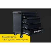 Инструментальная тележка Inforce 5 ящиков, габариты без упаковки 745х465х825мм 06-01-14