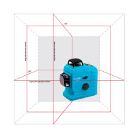 Построитель лазерных плоскостей Instrumax 3D RED IM0118