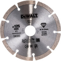 Диск алмазный сегментированный для УШМ универсальный (125х22,2 мм) DEWALT DT 3711