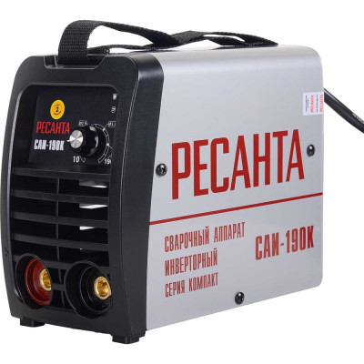 Инверторный сварочный аппарат Ресанта САИ190К 65/36