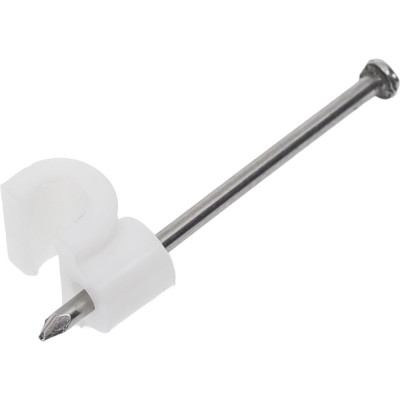 Скоба для кабеля круглая А3 мм, 50 шт, пакет Zitar 103644