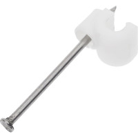 Скоба для кабеля круглая А3 мм, 50 шт, пакет Zitar 103644