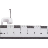 Скоба для кабеля, плоская Б 9мм, 50шт - пакет Tech-Krep 103659