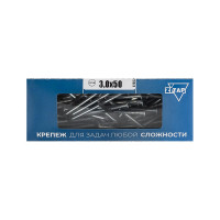 Толевый оцинкованный гвоздь евро Zitar 3,0x50 200 г, коробка с окном 102042