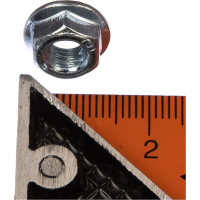 Гайка DIN6923 шестигранная оцинк. С фланцем Zitar М6 200 шт - пакет 141611