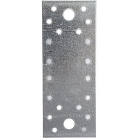Пластина крепежная оцинкованная 140x60x2,0 мм, накл. Zitar 124441