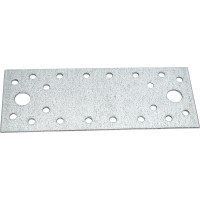 Пластина крепежная оцинкованная 140x60x2,0 мм, накл. Zitar 124441