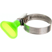 Хомут обжимной из нержавеющей стали с бабочкой, 20-32 мм, 1 шт на ярлыке Zitar 112846