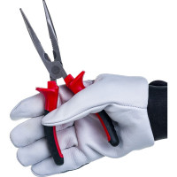 Удлиненные изогнутые плоскогубцы 200 мм Top Tools 32D116