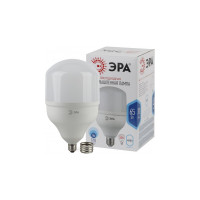 Светодиодная лампа ЭРА STD LED POWER T160-65W-4000-E27/E40, 65 Вт колокол нейтральный белый свет, Б0027923