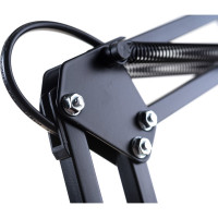 Настольный светильник Ultraflash UF-312P С02 черный 230V 60W 12895