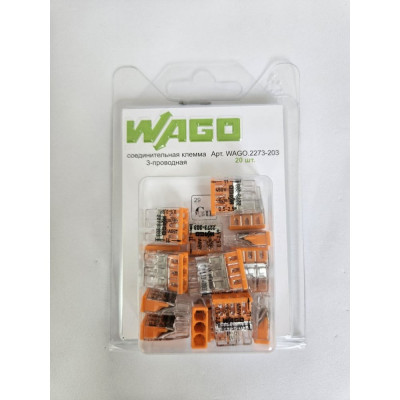 Клемма WAGO 2273-203 20 шт. 2534