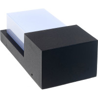 Садово-парковый светильник FERON DH0601 230V без лампы E27, 245х120х80 черный 11874