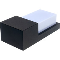 Садово-парковый светильник FERON DH0601 230V без лампы E27, 245х120х80 черный 11874