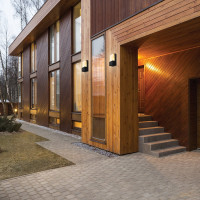 Садово-парковый светильник FERON DH0601 230V без лампы E27, 245х120х80 черный 11874