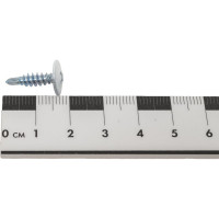 Саморез с прессшайбой Качественный крепеж белая 4,2х16 сверло 250 шт 0300175 КЧ