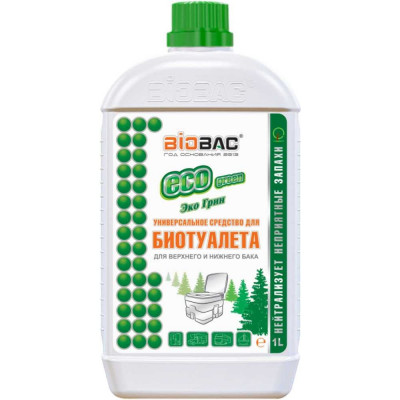 Универсальное средство для биотуалета для нижнего и верхнего бачка ECO GREEN БиоБак
