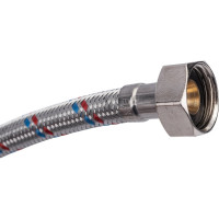 Гибкая подводка для воды, (оплетка нерж.сталь)1/2", вр/вр, 30см ELKA EL.LK.101.33.0030