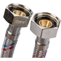 Гибкая подводка для воды, (оплетка нерж.сталь)1/2", вр/вр, 30см ELKA EL.LK.101.33.0030