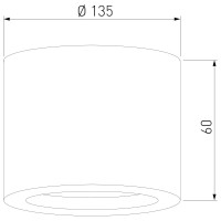 Накладной светильник Elektrostandard 1070 GX53 BK черный a035975