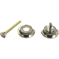 Завертка к ручкам Ренц хром блестящий INBK 08 CP