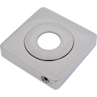 Квадратная завертка к ручкам Ренц хром блестящий INBK 02 CP