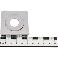 Квадратная завертка к ручкам Ренц хром блестящий INBK 02 CP