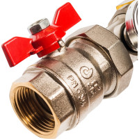 Распределительный коллектор из латуни без расходомеров 9 вых. STOUT SMB 0468 000009