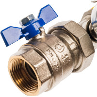 Распределительный коллектор из латуни без расходомеров 9 вых. STOUT SMB 0468 000009