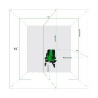 Лазерный уровень ADA 3D Liner 4V Green А00531