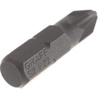 Бита (2 шт; PZ2; 25 мм; блистер) GRAFF GBPZ0225