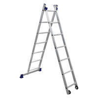 Лестница-помост, алюминиевая Алюмет 2х6 ступеней. Серия SM4006