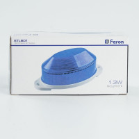 Cветильник-вспышка FERON стробы, 18LED 1,3W, синий STLB01 29896