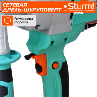 Низкооборотистая дрель Sturm ID20165M
