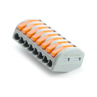 Cтроительно-монтажные клеммы STEKKER LD222-418 8-проводные 25шт. в упак., 32399